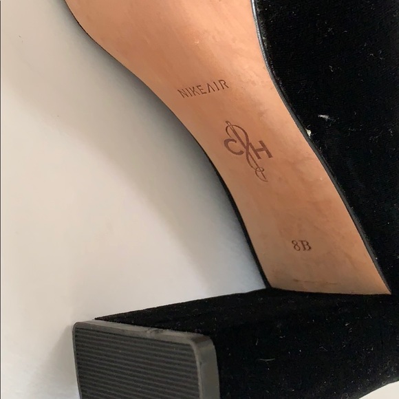 ❤️SOLD❤️Cole Haan Nike Air velvet shoes 8 Black - Picture 7 of 9